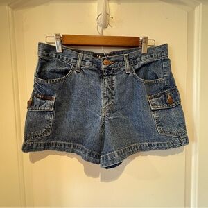 L.e.i  Vintage Y2K 90’s early 2000’s Cargo Shorts Jr sz 9 Skater